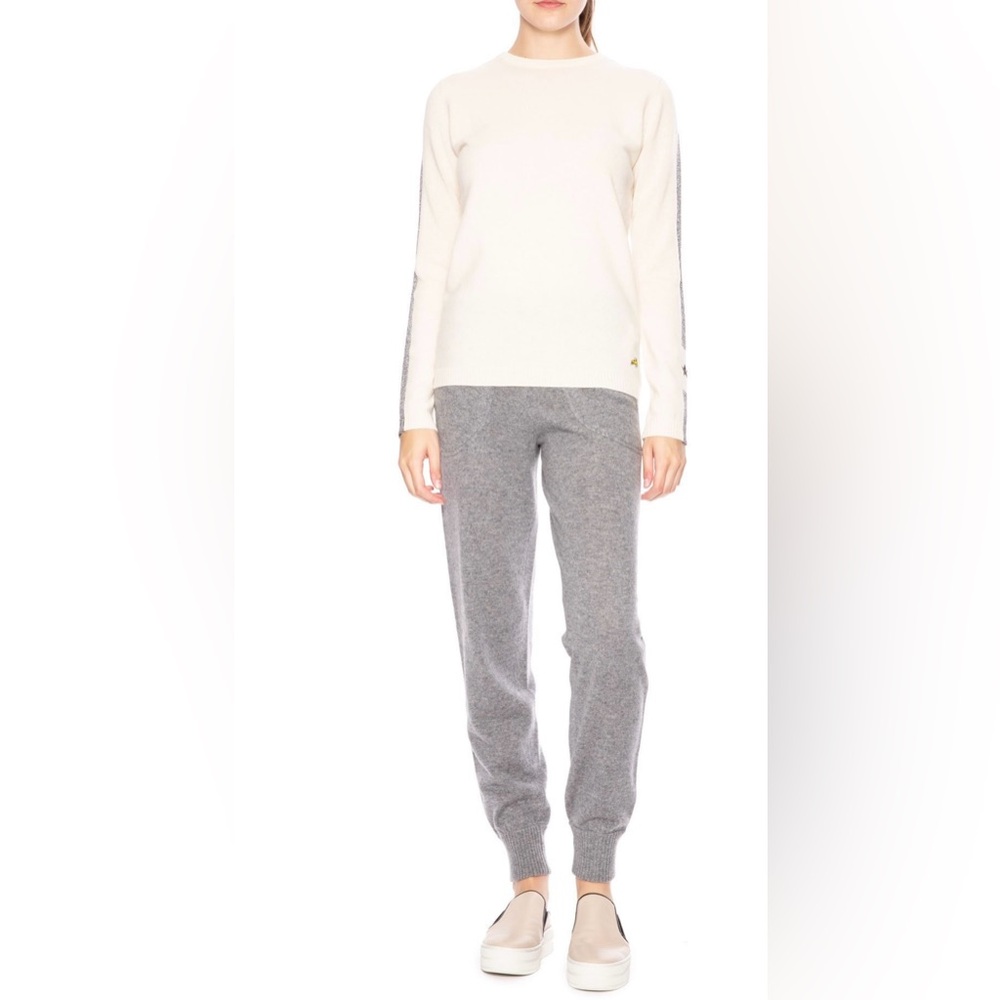 Bella Freud star spangled cashmere sweatpants